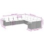 Set de sofás de jardín 10 pzas con cojines ratán sintético gris | Foro24.es | Tu tienda online para hogar, jardín y más Foro24.es