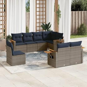 Comprar Set de sofás de jardín 8 pzas con cojines