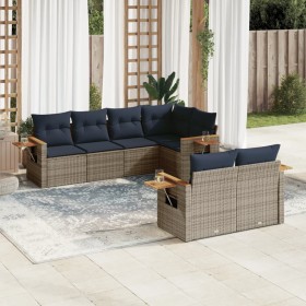 Comprar Set de sofás de jardín 7 pzas con cojines