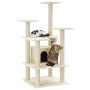 Rascador para gatos con postes de sisal crema 110 cm de vidaXL, Mobiliario para gatos - Ref: Foro24-171479, Precio: 56,40 €, ...
