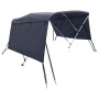 Toldo bimini 3 arcos con paredes laterales 183x(185-198)x137 cm de , Cubiertas para almacenamiento de barcas - Ref: Foro24-94...