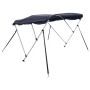 Toldo bimini 3 arcos con paredes laterales 183x(185-198)x137 cm de , Cubiertas para almacenamiento de barcas - Ref: Foro24-94...