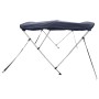 Toldo bimini 3 arcos con paredes laterales 183x(185-198)x137 cm de , Cubiertas para almacenamiento de barcas - Ref: Foro24-94...
