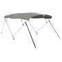 Toldo bimini 4 arcos con paredes laterales 243x(185-198)x137 cm de , Cubiertas para almacenamiento de barcas - Ref: Foro24-94...