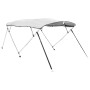 Toldo bimini 4 arcos con paredes laterales 243x(200-213)x137 cm de , Cubiertas para almacenamiento de barcas - Ref: Foro24-94...