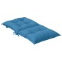 Cojines silla respaldo bajo 6 ud tela azul melange 100x50x7 cm | Foro24.es | Tu tienda online para hogar, jardín y más Foro24.es