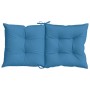 Cojines silla respaldo bajo 6 ud tela azul melange 100x50x7 cm | Foro24.es | Tu tienda online para hogar, jardín y más Foro24.es