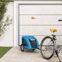 Remolque de bicicleta mascotas hierro tela Oxford azul de , Cochecitos para mascotas - Ref: Foro24-93981, Precio: 102,29 €, D...