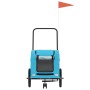 Remolque de bicicleta mascotas hierro tela Oxford azul de , Cochecitos para mascotas - Ref: Foro24-93981, Precio: 102,29 €, D...