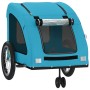 Remolque de bicicleta mascotas hierro tela Oxford azul de , Cochecitos para mascotas - Ref: Foro24-93981, Precio: 102,29 €, D...