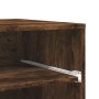 Soporte para impresora con ruedas roble ahumado 60x48x74 cm de , Soportes para impresoras - Ref: Foro24-840636, Precio: 83,13...