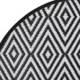 Alfombra de exterior ARAKIL blanco y negro Ø160 cm PP de , Protectores para exterior - Ref: Foro24-368475, Precio: 33,52 €, D...