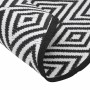Alfombra de exterior ARAKIL blanco y negro Ø160 cm PP de , Protectores para exterior - Ref: Foro24-368475, Precio: 33,52 €, D...