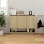 Aparador de madera contrachapada roble Sonoma 97x31x75 cm de vidaXL, Aparadores - Ref: Foro24-809533, Precio: 81,47 €, Descue...
