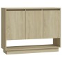 Aparador de madera contrachapada roble Sonoma 97x31x75 cm de vidaXL, Aparadores - Ref: Foro24-809533, Precio: 81,47 €, Descue...