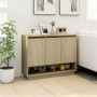 Aparador de madera contrachapada roble Sonoma 97x31x75 cm de vidaXL, Aparadores - Ref: Foro24-809533, Precio: 81,47 €, Descue...