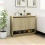 Aparador de madera contrachapada roble Sonoma 97x31x75 cm de vidaXL, Aparadores - Ref: Foro24-809533, Precio: 87,37 €, Descue...
