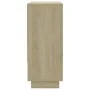 Aparador de madera contrachapada roble Sonoma 97x31x75 cm de vidaXL, Aparadores - Ref: Foro24-809533, Precio: 87,37 €, Descue...