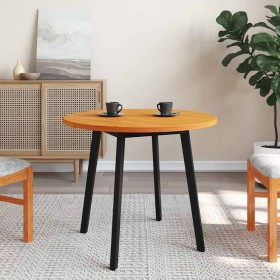 Tablero de mesa redondo madera maciza de pino marrón Ø80x2,5 cm de , Tableros para mesas - Ref: Foro24-847129, Precio: 70,57 ...