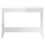 Juego de comedor 3 piezas madera contrachapada blanco brillante de vidaXL, muebles para cocinas y comedores - Ref: Foro24-809...