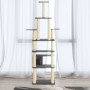 Rascador para gatos con postes de sisal gris oscuro 183 cm de vidaXL, Mobiliario para gatos - Ref: Foro24-171484, Precio: 84,...