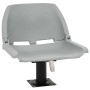 Asientos plegables de barco sin cojín gris 4 uds 48x51x41 cm de , Piezas para veleros - Ref: Foro24-3284275, Precio: 163,17 €...