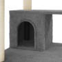 Rascador para gatos con postes de sisal gris oscuro 183 cm de vidaXL, Mobiliario para gatos - Ref: Foro24-171484, Precio: 84,...