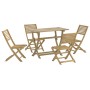 Juego de comedor de jardín 5 piezas madera maciza de acacia de , Conjuntos de jardín - Ref: Foro24-3214250, Precio: 289,63 €,...