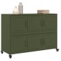 Aparador de acero verde oliva 100,5x39x72 cm de , Aparadores - Ref: Foro24-846744, Precio: 172,00 €, Descuento: %