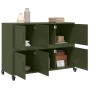 Aparador de acero verde oliva 100,5x39x72 cm de , Aparadores - Ref: Foro24-846744, Precio: 172,00 €, Descuento: %