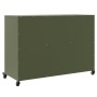 Aparador de acero verde oliva 100,5x39x72 cm de , Aparadores - Ref: Foro24-846744, Precio: 172,00 €, Descuento: %