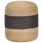 Puf hecho a mano gris oscuro 40x45 cm yute | Foro24.es | Tu tienda online para hogar, jardín y más Foro24.es
