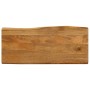 Tablero de mesa borde natural madera maciza mango 100x40x2,5 cm de , Tableros para mesas - Ref: Foro24-370755, Precio: 55,13 ...