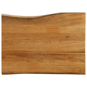 Tablero de mesa borde natural madera maciza mango 80x60x3,8 cm de , Tableros para mesas - Ref: Foro24-370788, Precio: 85,74 €...
