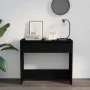 Black plywood console table 89x41x76.5 cm by vidaXL, Side tables - Ref: Foro24-809567, Price: 59,92 €, Discount: %