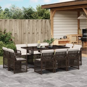 Comprar Set comedor de jardín 11 pzas y cojines