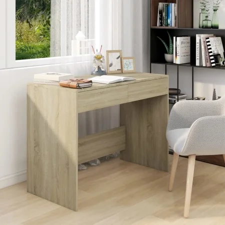 Escritorio de madera contrachapada roble Sonoma 101x50x76,5 cm de vidaXL, Escritorios - Ref: Foro24-809560, Precio: 81,89 €, ...