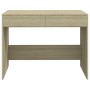 Escritorio de madera contrachapada roble Sonoma 101x50x76,5 cm de vidaXL, Escritorios - Ref: Foro24-809560, Precio: 82,81 €, ...