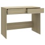 Escritorio de madera contrachapada roble Sonoma 101x50x76,5 cm de vidaXL, Escritorios - Ref: Foro24-809560, Precio: 82,81 €, ...