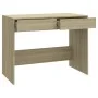 Escritorio de madera contrachapada roble Sonoma 101x50x76,5 cm de vidaXL, Escritorios - Ref: Foro24-809560, Precio: 81,89 €, ...