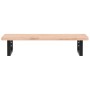Estante de lavabo de pared de acero y madera maciza de haya de , Tocadores de baño - Ref: Foro24-3302353, Precio: 81,86 €, De...