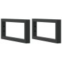 Estante de lavabo de pared de acero y madera maciza de haya de , Tocadores de baño - Ref: Foro24-3302353, Precio: 81,86 €, De...