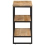 Mesa consola madera maciza de mango rugosa 100x35x70 cm de , Mesas auxiliares - Ref: Foro24-374075, Precio: 124,28 €, Descuen...