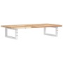 Estante de lavabo de pared acero y madera maciza de acacia de , Tocadores de baño - Ref: Foro24-3302668, Precio: 76,46 €, Des...