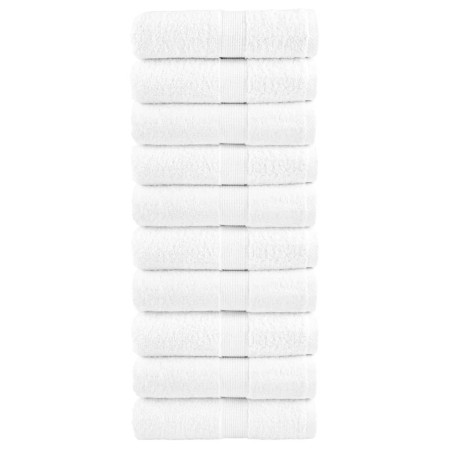 Toallas de invitados SOLUND 10 unidades blanco 30x50 cm 600 gsm de , Toallas - Ref: Foro24-137122, Precio: 26,40 €, Descuento...
