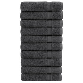 Toallas de ducha SOLUND 10 unidades antracita 70x140 cm 600 gsm de , Toallas - Ref: Foro24-137162, Precio: 130,23 €, Descuent...