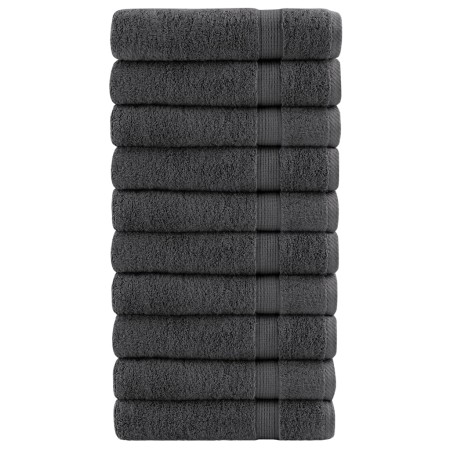 Toallas de ducha SOLUND 10 unidades antracita 70x140 cm 600 gsm de , Toallas - Ref: Foro24-137162, Precio: 130,23 €, Descuent...