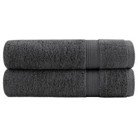 Toallas de ducha SOLUND 2 unidades antracita 70x140 cm 600 gsm de , Toallas - Ref: Foro24-137160, Precio: 30,00 €, Descuento:...