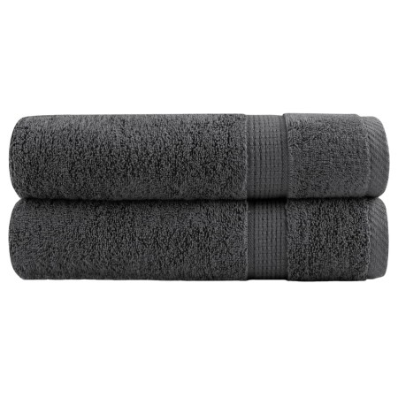 Toallas de ducha SOLUND 2 unidades antracita 70x140 cm 600 gsm de , Toallas - Ref: Foro24-137160, Precio: 30,00 €, Descuento:...