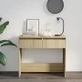 Sonoma oak plywood console table 89x41x76.5 cm by vidaXL, Side tables - Ref: Foro24-809569, Price: 55,72 €, Discount: %